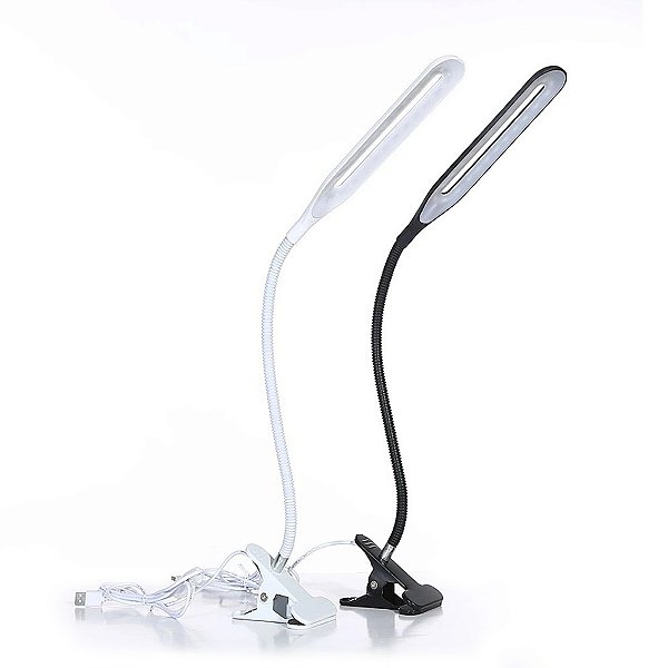 Luminária Clip de Mesa Led USB 13 Leds para Manicure Maquiagem Leitura