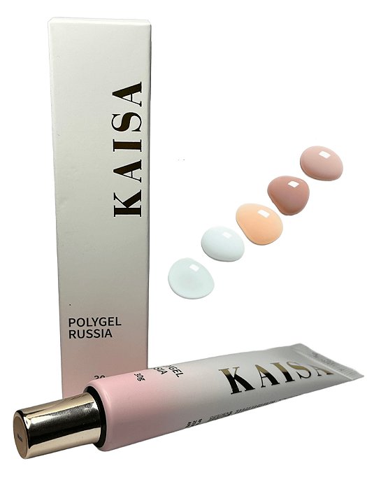 Polygel KAISA Russia 30g Acrílico Alongamento Molde F1 Poligel 30g