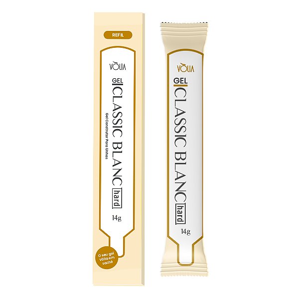 Refil Gel Vòlia Classic Hard 14g Construtor e Alongamento de unhas Nail