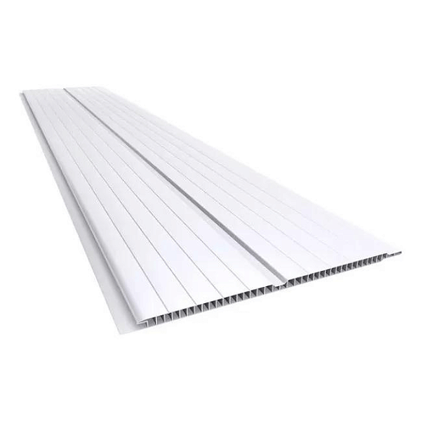 FORRO PVC BRANCO FRISADO 6MT X 20CM X 8MM