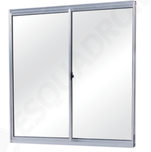 JANELA DE ALUMINIO - 2 FOLHAS
