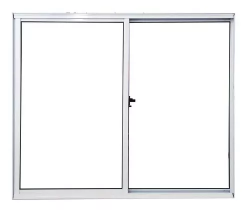 JANELA DE ALUMINIO BRANCO - 2 FOLHAS