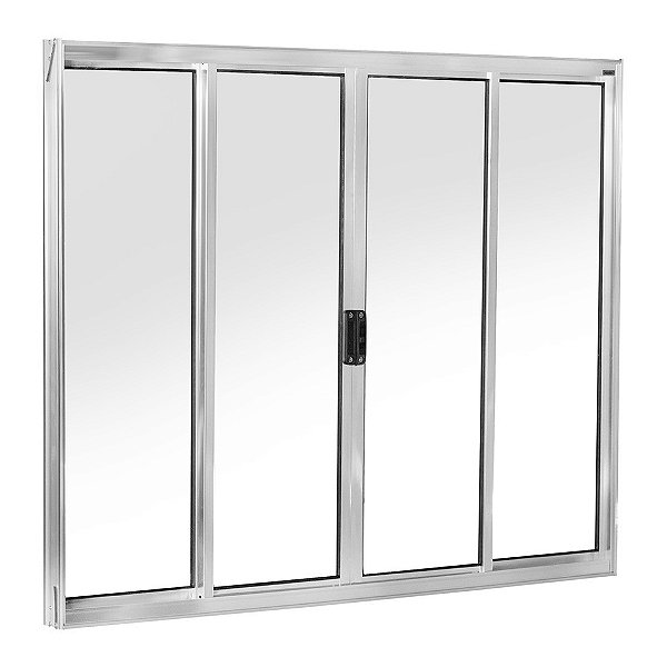 JANELA DE ALUMINIO - 4 FOLHAS