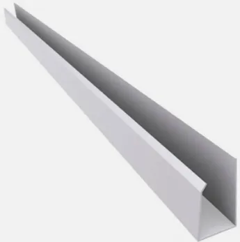 RODA FORRO RETO BRANCO PVC 6MT