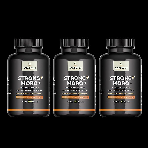 Emagrecimento STRONG MORO+ Kit p/ 3 meses