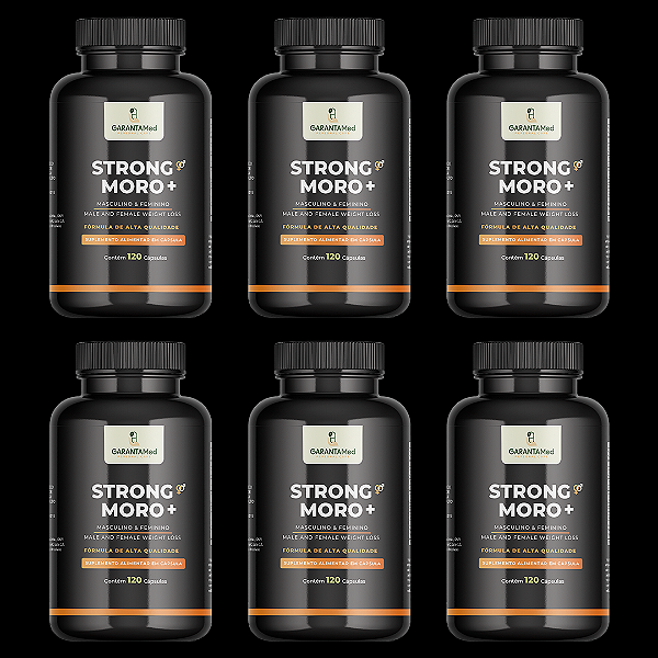 Emagrecimento STRONG MORO+ Kit p/ 6  meses