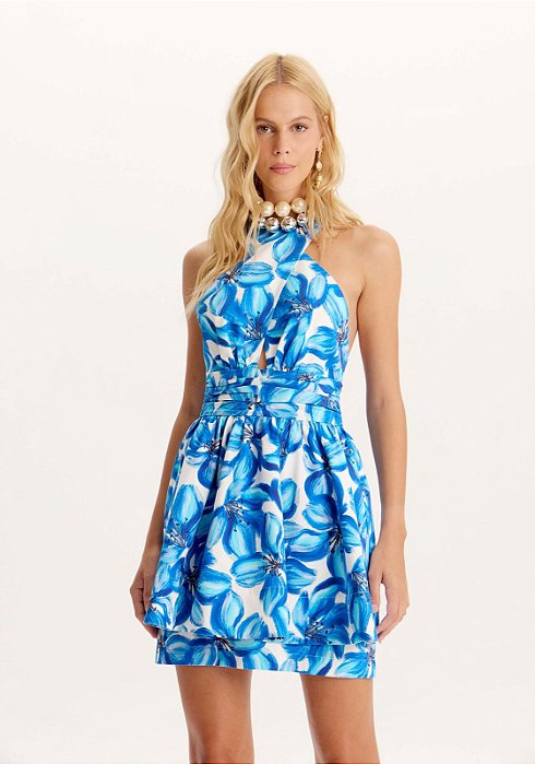 VESTIDO CURTO ESTAMPADO