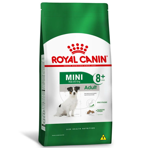 Ração Royal Canin Mini Adult 8+ Cães Adultos 1kg