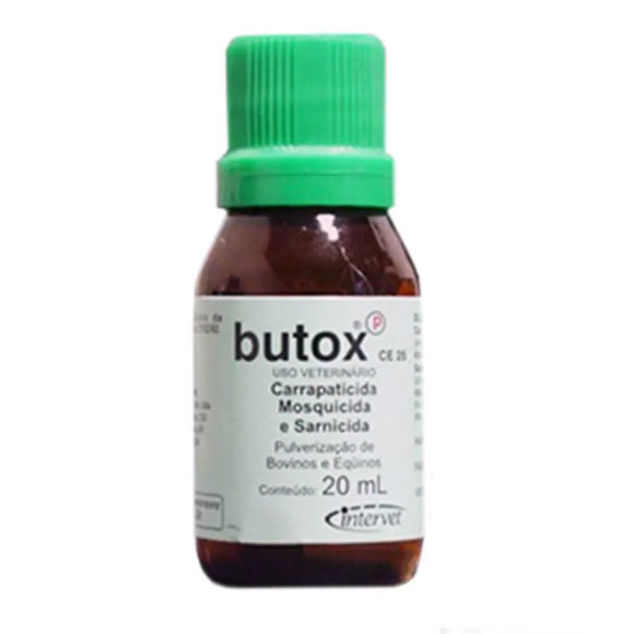 Butox Pulverização de Bovinos e Equinos Intervet 20 ml