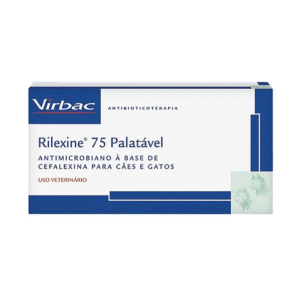 Rilexine  75 Blister com 7 Comprimidos