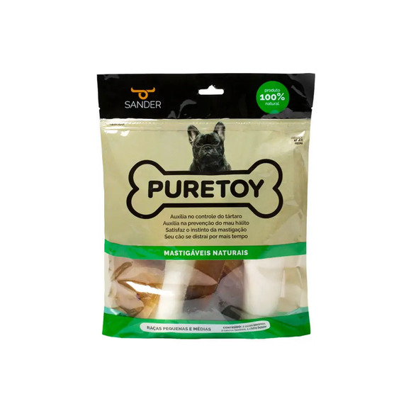 Kit Mastigável Cães Raças Pequena Pure Toy Único