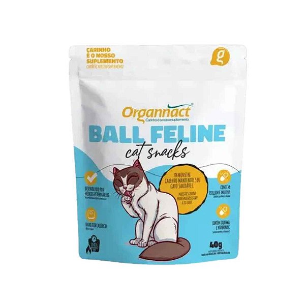 Organnact Ball Feline Cat Snacks 40 g
