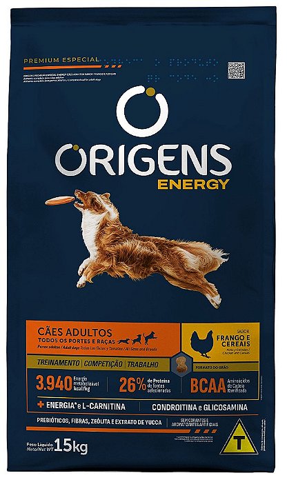 Origens Energy Cao Ad Fran 15 kg