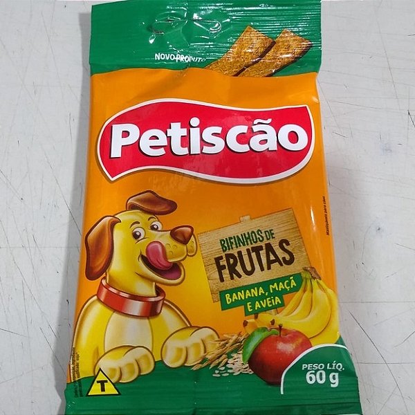 Bifinho Mastigavel De Frutas Petisquinho Petiscao 60 g