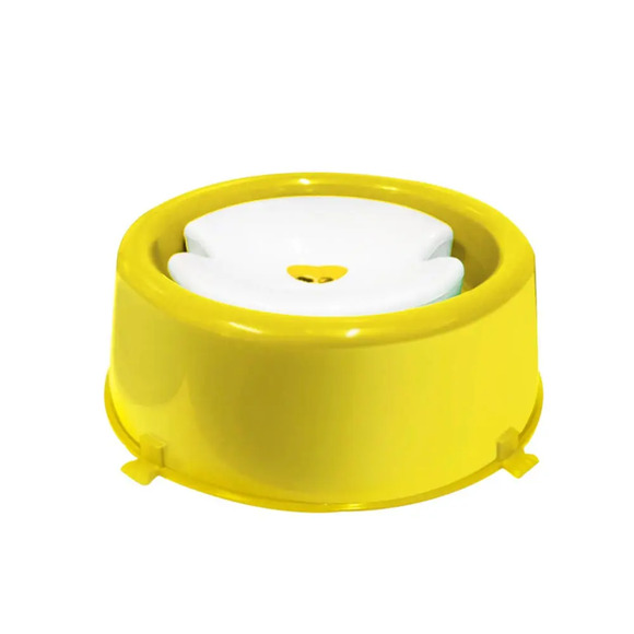 Bebedouro Classic Pelos Longos Furacão Pet Amarelo 1 L
