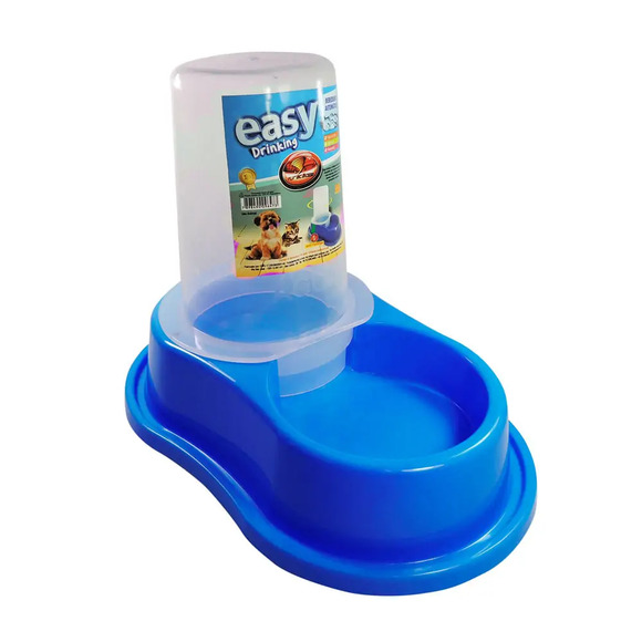 Bebedouro Plástico Anti-Formiga Automático Furacão Pet Azul Único