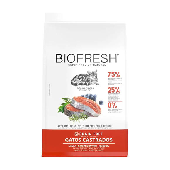 Ração Biofresh Gatos Castrados 400 g