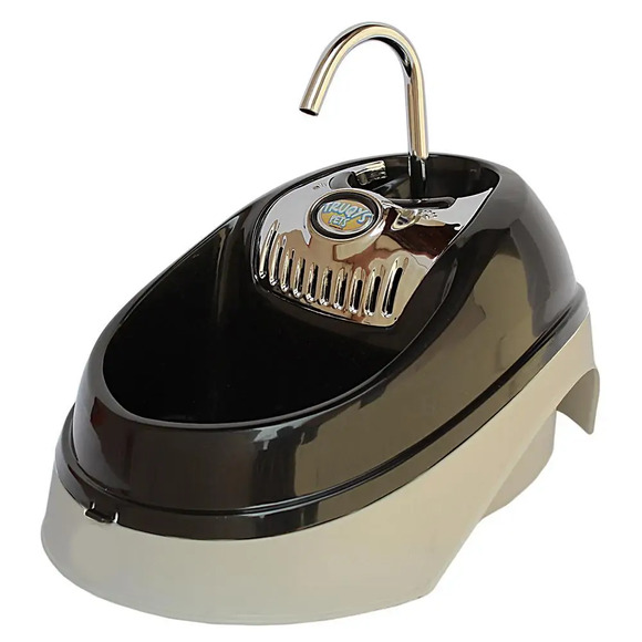 Fonte Bebedouro Para Gatos Cães Volcano Preto Bivolt