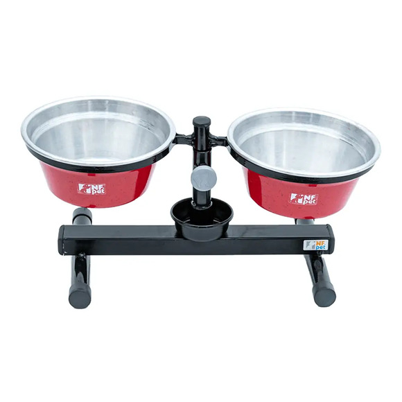 Comedouro Antiformiga NF Pet Vermelho 1,2 L