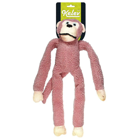 Brinquedo de Pelúcia Macaco Kelev Jambo Rosa G