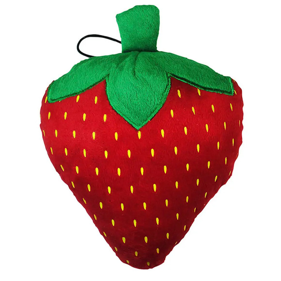 Mordedor Pelúcia Fruit Morango Jambo Único