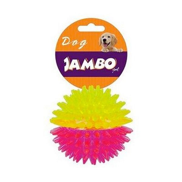 Bola Espinho Dual Color Jambo Rosa e Amarelo P