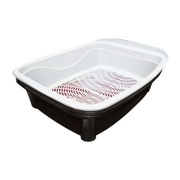 Banheiro Gato Classic Plus Preta Furacão Pet Único