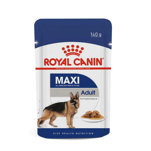 Ração Úmida Royal Canin Sachê Maxi Adult Cães Adultos 140 g