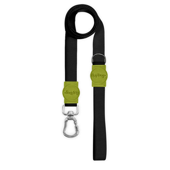 Guia Premium Classic Black Verde Dog Trip Brasil P