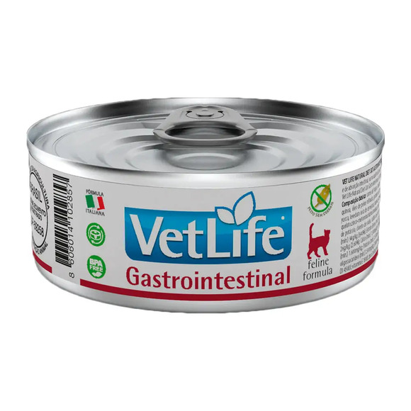 Ração Úmida Para Gato Gastrointestinal Vet Life 85 g