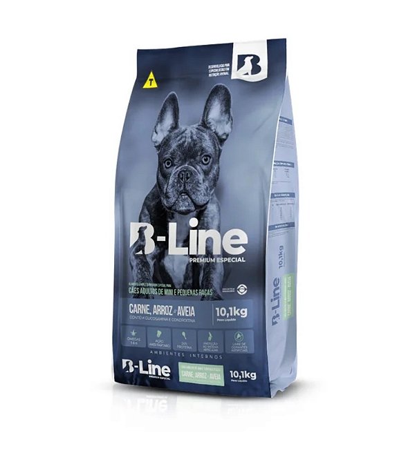 B Line Prem Esp Caes Ad Min Pq Rac Carn Arr Aveia 10,1kg