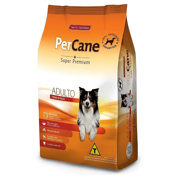 Ração Percane Adulto Todas As Raças 7kg