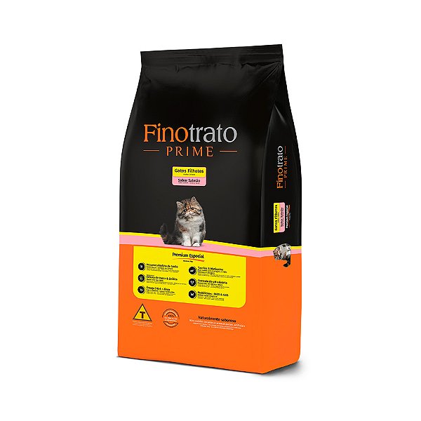 Finotrato Prime Gato Filh Salmao 10,1kg