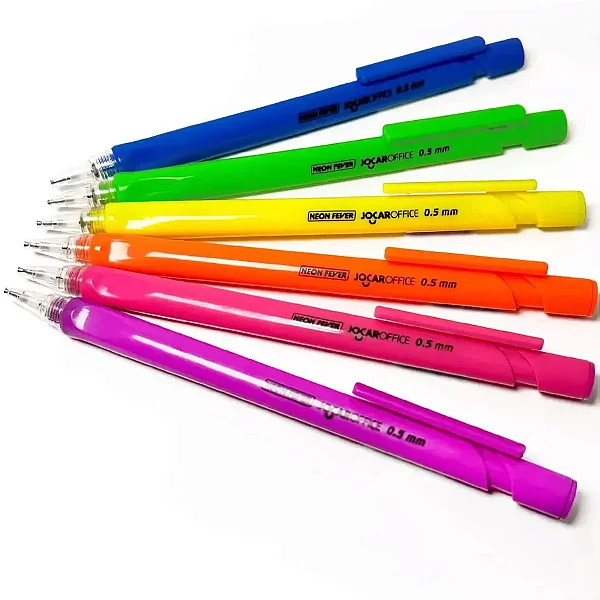LAPISEIRA NEON FEVER 0.5MM - COLORIDAS - JOCAR OFFICE