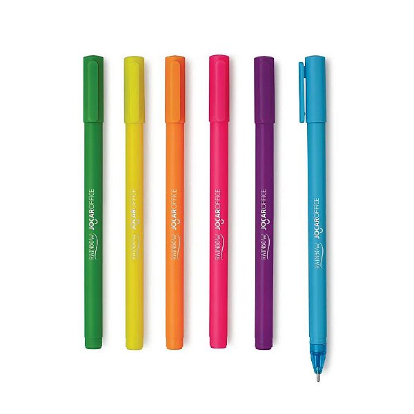 CANETA GEL RAINBOW 0.7MM - JOCAR OFFICE - UN