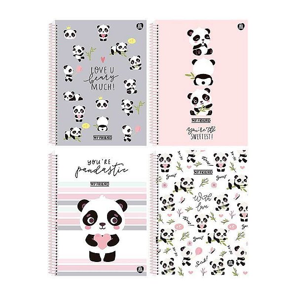 CADERNO 1 MÁTERIA - CAPA DURA - 80 FOLHAS - ANIMATIVA