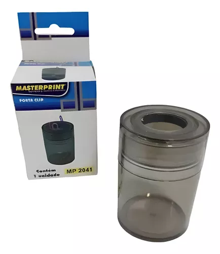 PORTA CLIPS FUMÊ - MASTERPRINT
