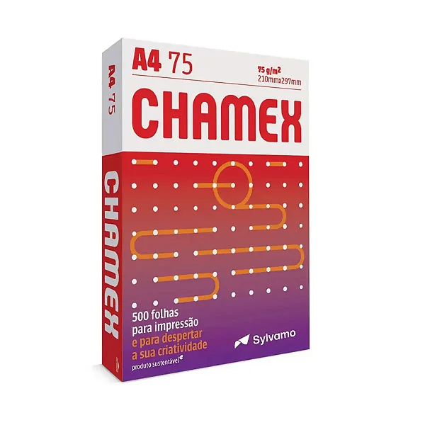 PAPEL SULFITE A4 - CHAMEX - 500 FOLHAS