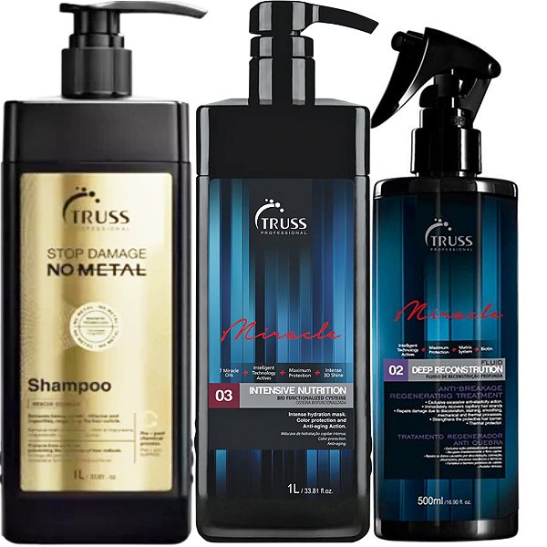 Truss Perfect Balayage Shampoo No Metal+Intensive Nutri+Deep