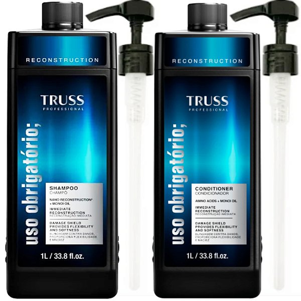 Truss Uso Obrigatório Shampoo e Condicionador - 1Litro