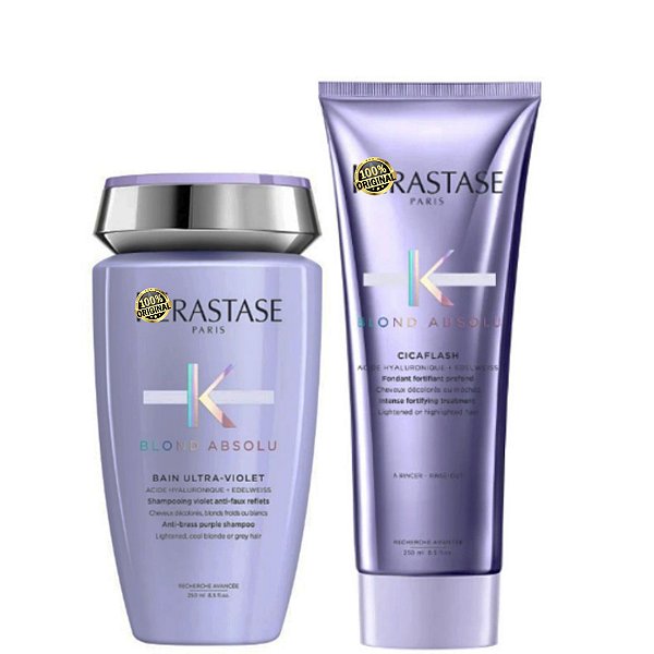 Kérastase Blond Absolu Shampoo Ultra-Violet e Condic Cicaflash