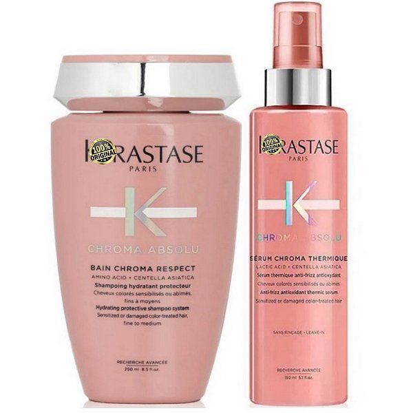 Kérastase Shampoo Chroma 250ml + Sérum Chroma Thermique 150ml