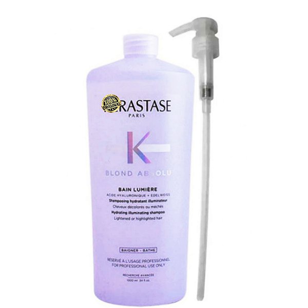 Kérastase Blond Absolu Lumiere Shampoo 1L (Loiros,Grisalhos)