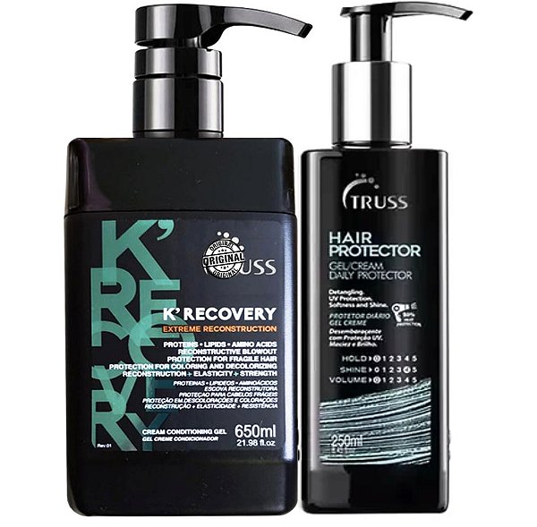 Truss Keratin Recovery 650ml + Hair Protector Leave-in 250ml