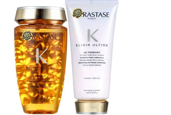 L'oréal Elixir Ultime Shampoo 250ml e Condicionador 200ml