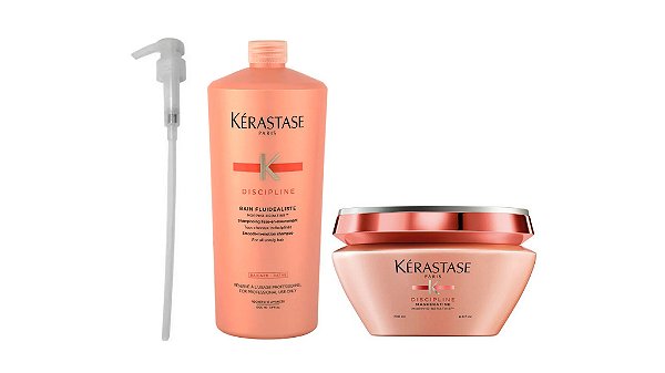 L'oréal Discipline Shampoo 1L + Máscara Maskeratine - 200g