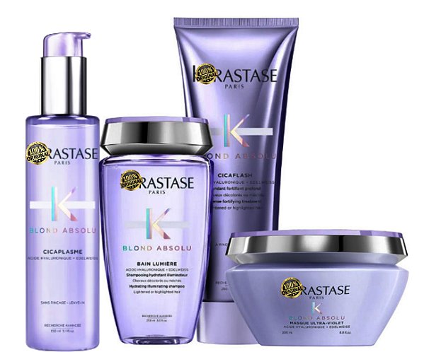 L'oréal Blond Absl Shampoo+Condicionador+Máscara+Leave-in