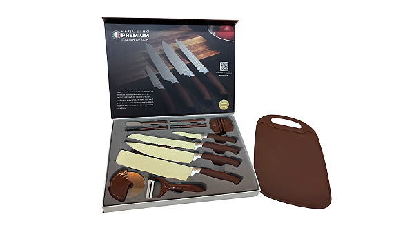 Faqueiro Premium - 17 Peças - Creme