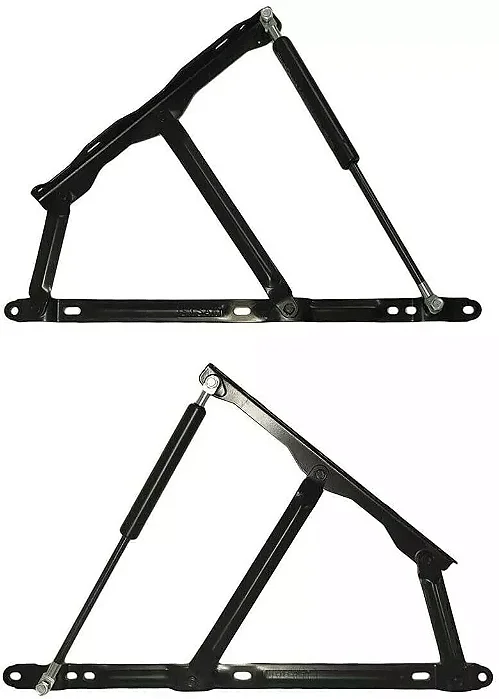 ARTICULAÇÃO E PISTÃO PARA CAMA SOLTEIRO BAÚ