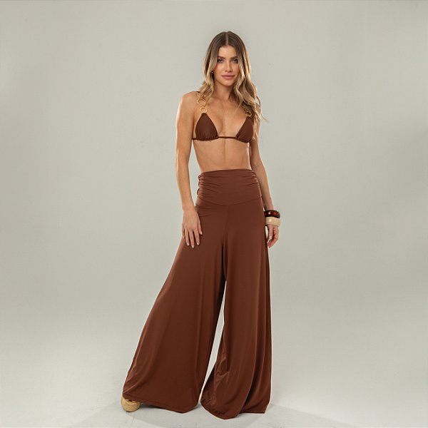 Pantalona Drapê Capuccino
